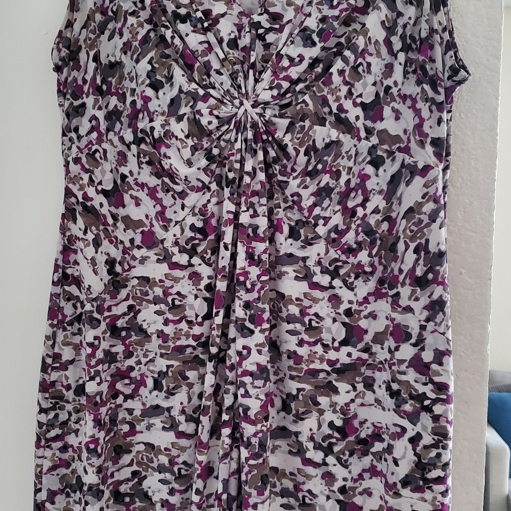 XL Daisy Fuentes Sleeveless Summer Dress